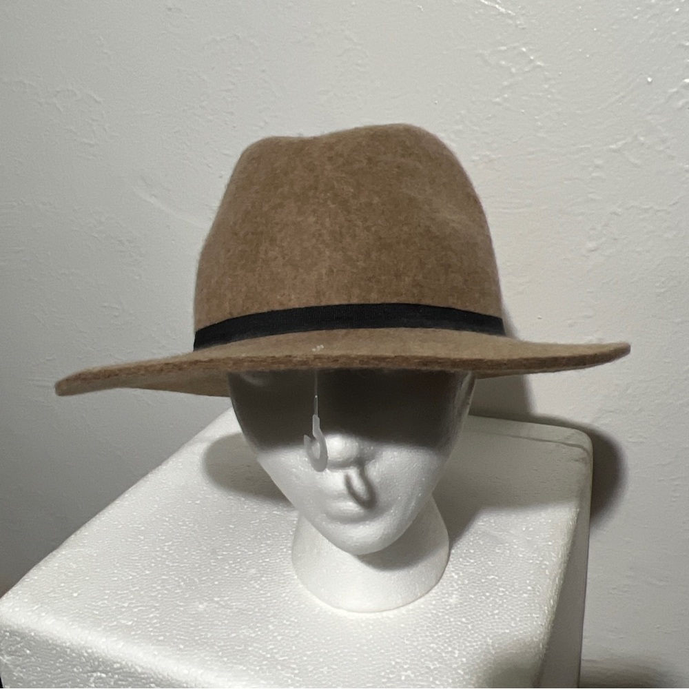 MOSSIMO Hat 100% Wool Medium Brim One Size Lightweight Unisex Brown - Picture 3 of 12